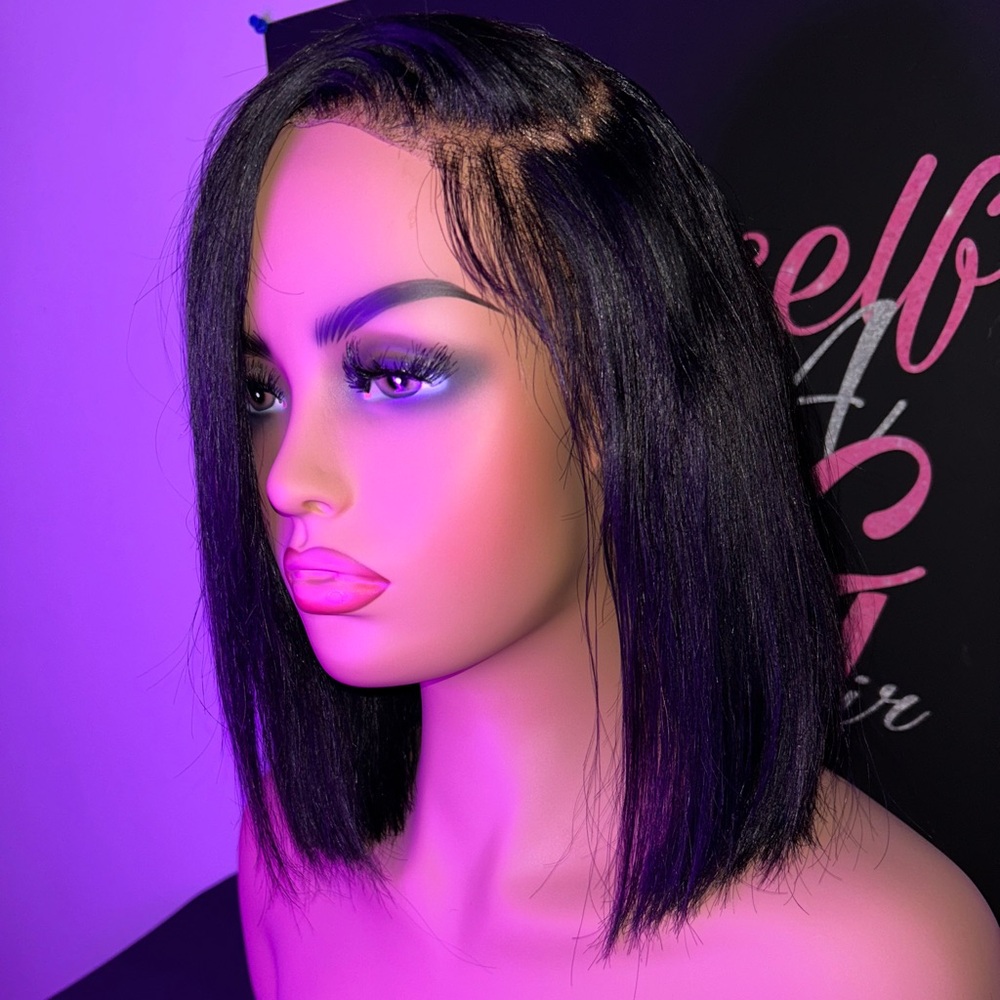 100% human hair frontal wig14" length and 13x4 " frontal  #HairExtensions #Wig